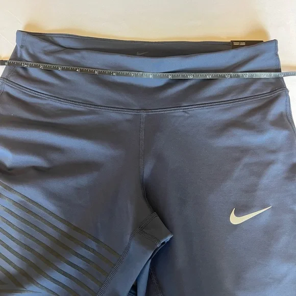 Nike M Navy Leggings Performance Running Fit NWT - Picture 7 of 8